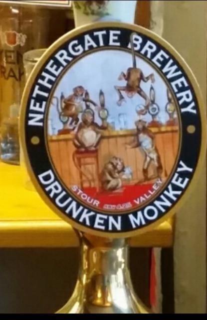Drunken Monkey 4.2%, Nethergate Brewery, England
