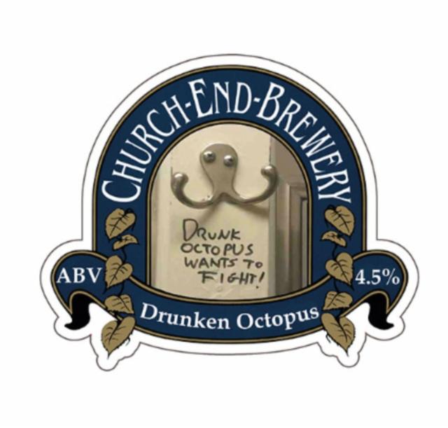 Drunken Octopus 4.5%, Church End Brewery, England