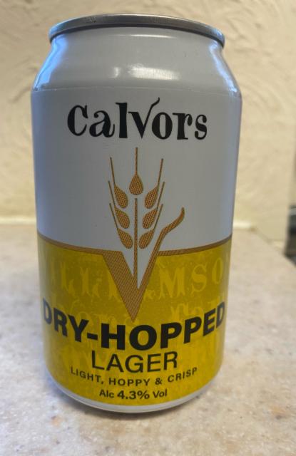 Dry-Hopped Lager 4.3%, Calvors Brewery, England