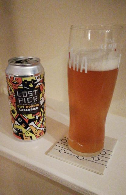 Dry-Hopped Lagerbier 5.2%, Lost Pier Brewing, England