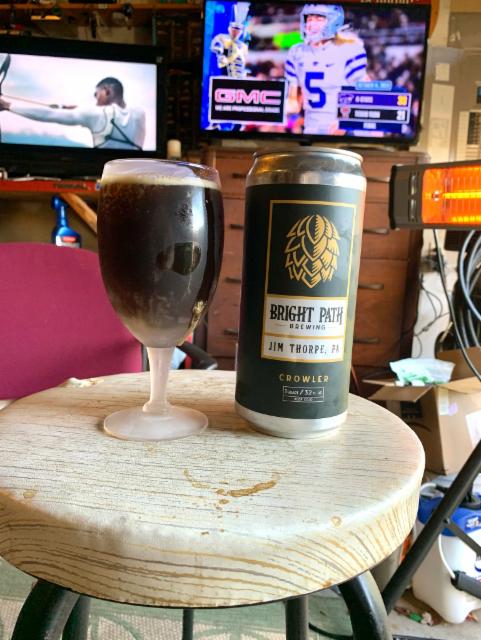Dry Hopped Brown Ale 5.3%, Bright Path Brewing, United States