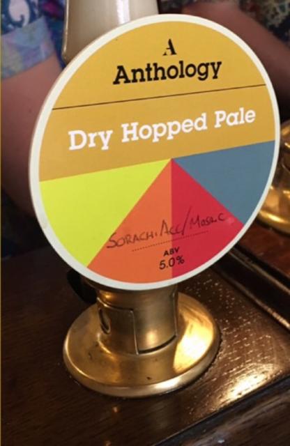 Dry Hopped Pale- Sorachi Ace/Mosaic 5.0%, Anthology Brewing Company, England