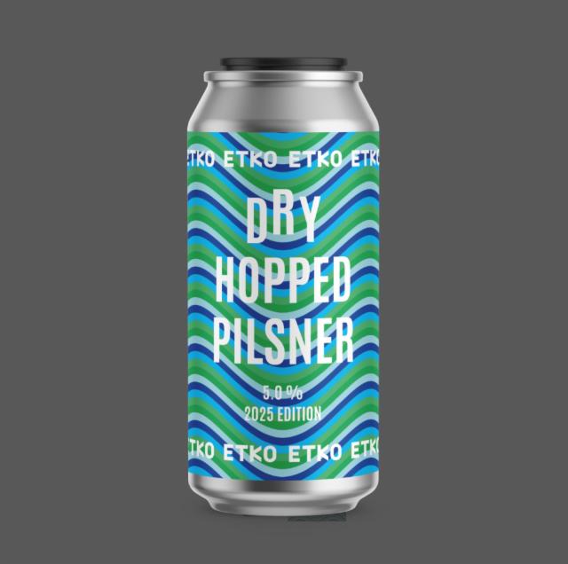 Dry Hopped Pilsner 2025 Edition 5.0%, Etko Brewing, Finland
