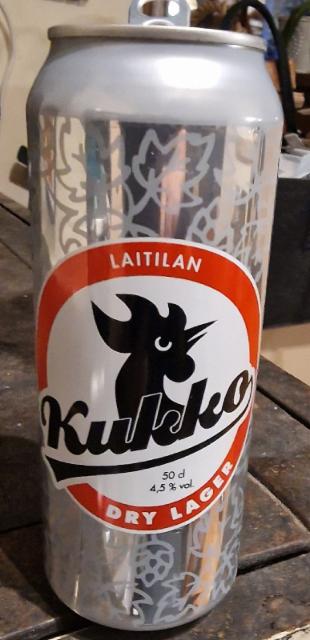 Dry Lager 4.5%, Laitilan Wirvoitusjuomatehdas, Finland