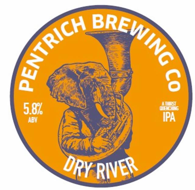 Dry River 5.8%, Pentrich Brewing, England