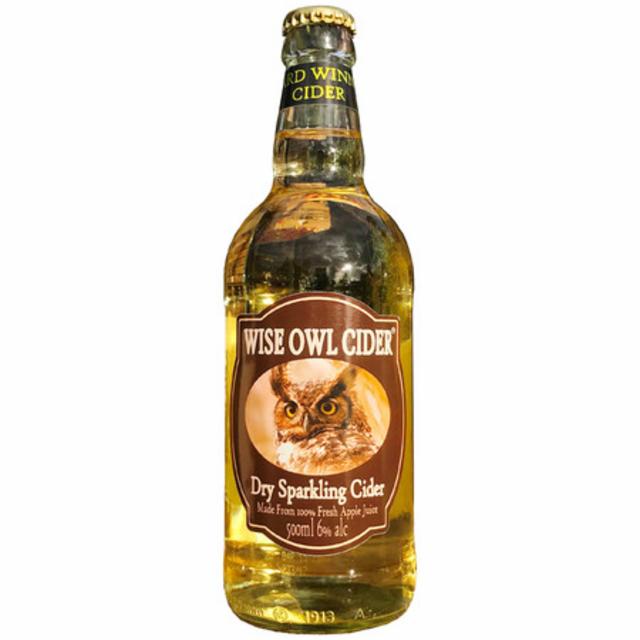 Dry Sparkling Cider 6.0%, Wise Owl Cider, England