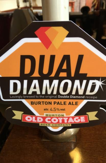 Dual Diamond 4.5%, Burton Old Cottage Beer Company Ltd, England