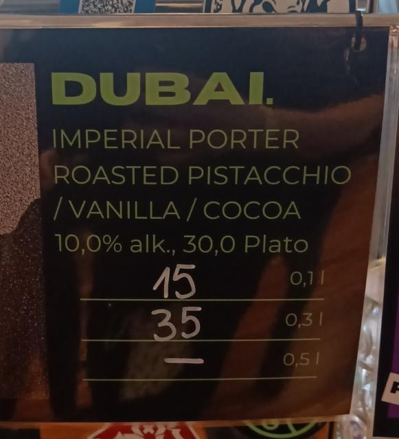 Dubai 10.0%, Moon Lark Brewery, Poland