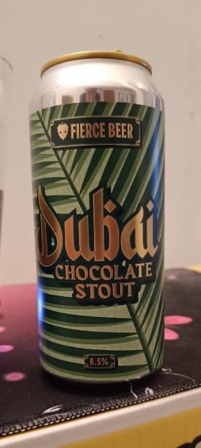 Dubai Chocolate Stout 6.5%, Fierce Beer Ltd, Scotland