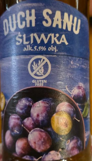 Duch Sanu Sliwka 5.5%, Patmex, Poland