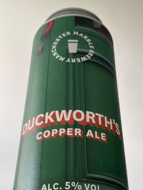 Duckworths Copper Ale 5.0%, Marble Beers, England