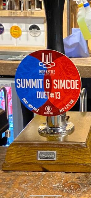 Duet#13 Summit & Simcoe 4.2%, Hop Kettle Brewery, England