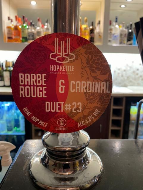 Duet#23 - Barbe Rouge & Cardinal 4.2%, Hop Kettle Brewery, England