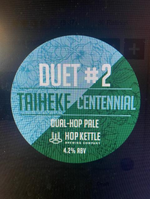 Duet # 2 Taiheke & Centennial 4.2%, Hop Kettle Brewery, England