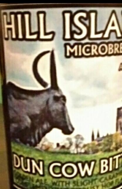 Dun Cow Bitter 4.2%, Hill Island Microbrewery, England