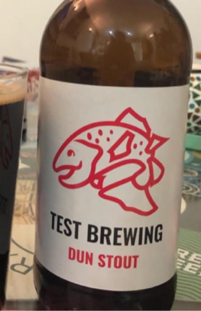 Dun Stout 4.2%, Test Brewing Ltd, England