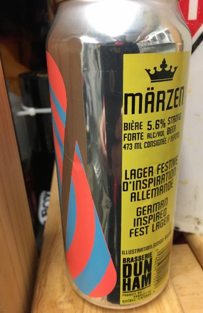 Dunham marzen 5.6%, Brasserie Dunham, Canada