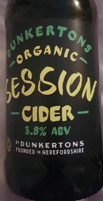 Dunkertons organic session cider 3.8%, Dunkertons Cider, England