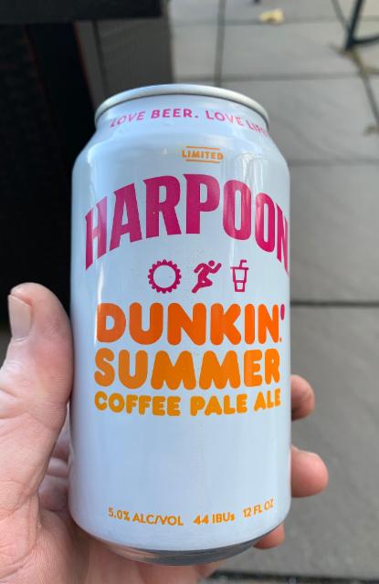 Dunkin' Summer Coffee Pale Ale 5.0%, Harpoon Brewery, United States