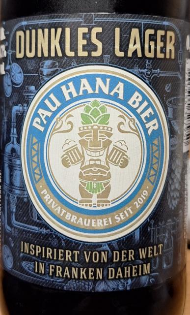 Dunkles Lager 4.7%, Pau Hana Bier Privatbrauerei, Germany