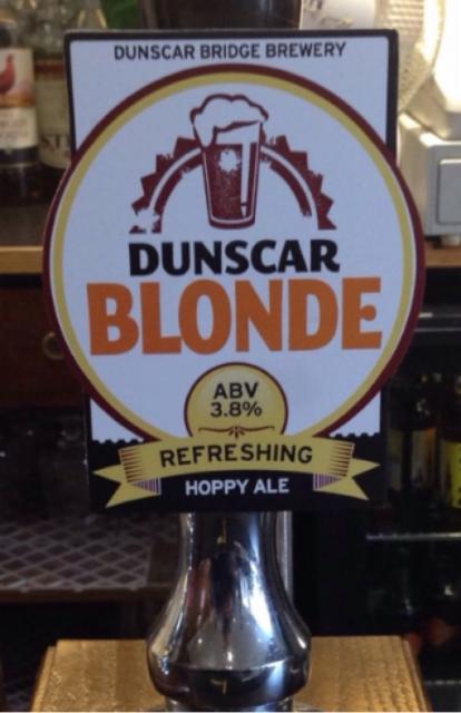 Dunscar Blonde 3.8%, Dunscar Bridge Brewery, England