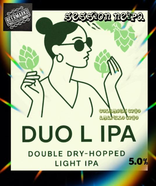 duo L ipa 5.0%, beerMarko, Finland