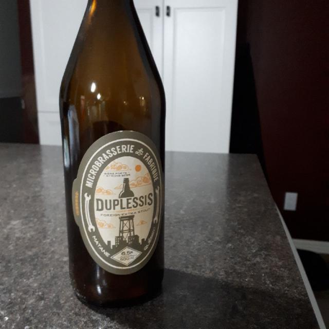 Duplessis 6.5%, La Fabrique - Brasserie Artisanale, Canada