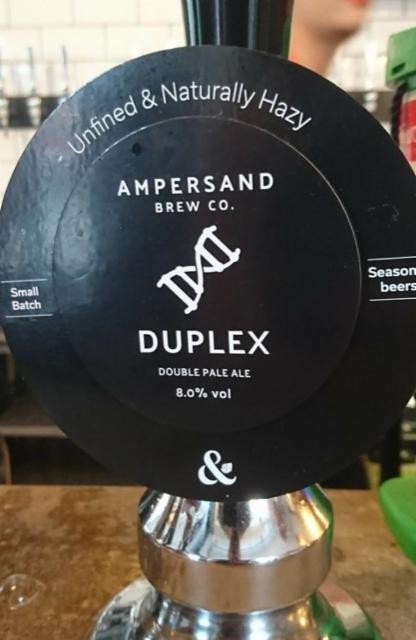 Duplex 8.0%, Ampersand Brew Co, England