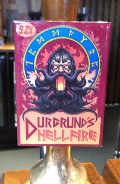 Durgrund's Hellfire 5.2%, Nottingham Brewery, England