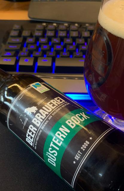 Düstern Bock 7.0%, Beer Brauerei, Germany