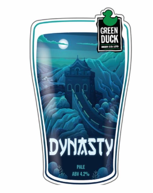 Dynasty 4.2%, Green Duck Beer Co., England