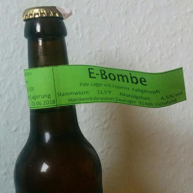 E-Bombe 4.5%, Handwerksbrauerei Zwanzger, Germany