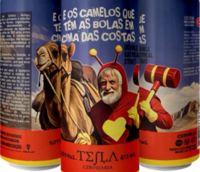 E os Camelos que têm as bolas em cima das costas 8.0%, Tesla Cervejaria, Brazil