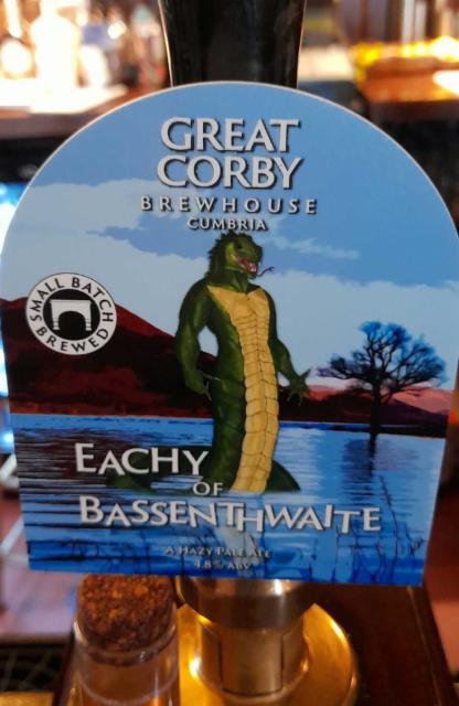 Eachy Of Bassenthwaite 4.8%, Great Corby Brewhouse, England