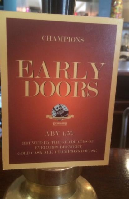 Early Doors 4.5%, Marston's Brewery, England