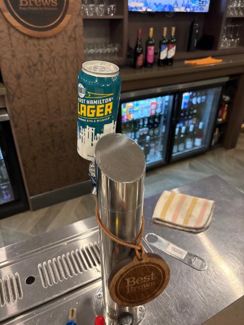 East Hamilton Lager 5.0%, Cliffside Brewing Co., Canada