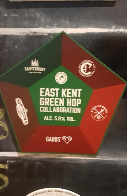 East Kent Green Hop Collaboration 5.0%, Gadds' The Ramsgate Brewery, England