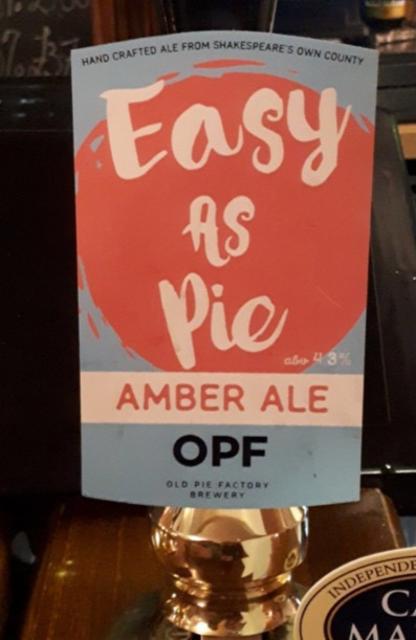 Easy As Pie 4.3%, Old Pie Factory, England