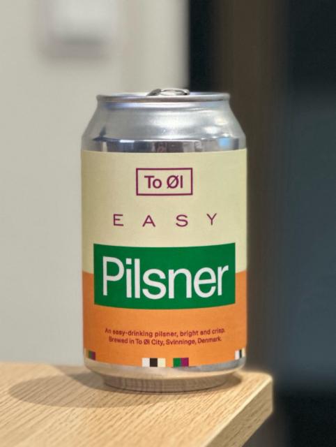Easy Pilsner 4.6%, To Øl, Denmark