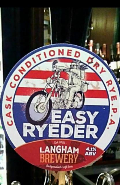 Easy Ryeder 4.1%, Langham Brewery, England