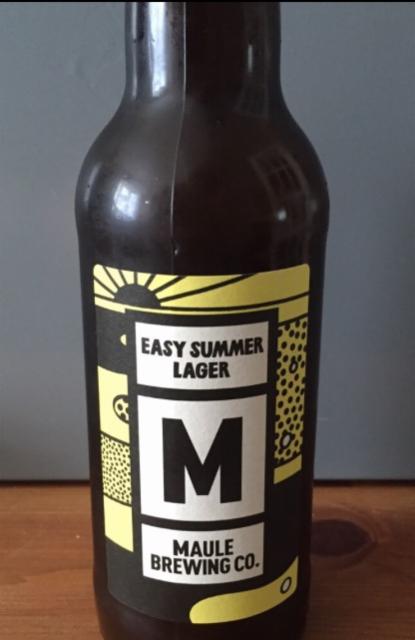Easy Summer Lager 5.0%, Maule Brewing Company, England