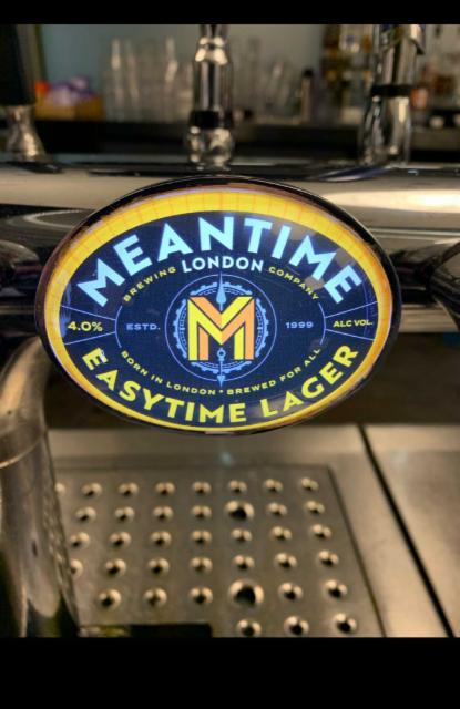 Easytime Lager 4.0%, Meantime Brewing, England