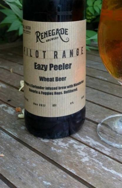 Eazy Peeler 4.0%, Renegade Brewery, England