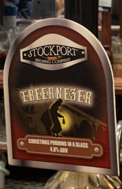 Ebeernezer 4.8%, Stockport Brewing Company, England