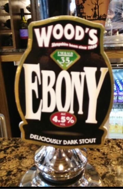 Ebony 4.5%, Wood Brewery, England