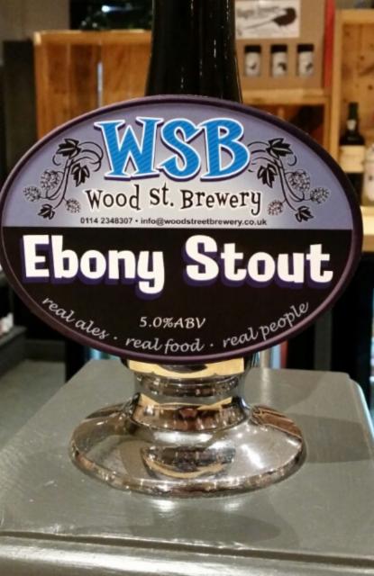 Ebony Stout 5.0%, Wood Street Brewery, England
