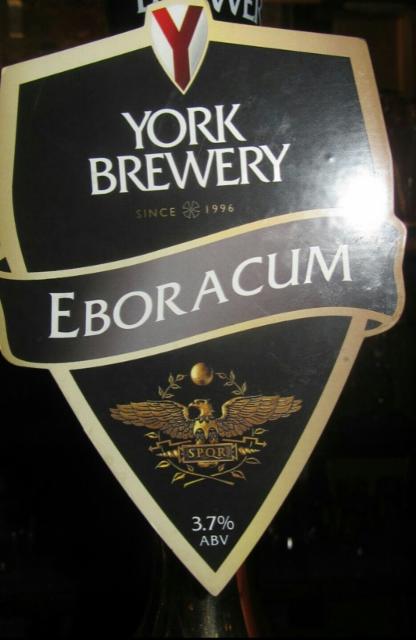 Eboracum 3.7%, York Brewery, England