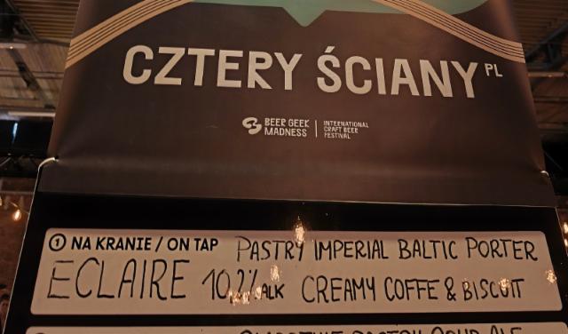 eclaire 10.2%, Cztery Ściany / Four Walls Brewery, Poland