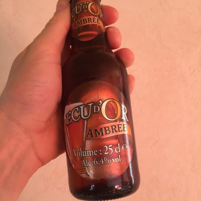 Ecu D'Or Ambrée 6.4%, Brasserie De Saint-Omer, France