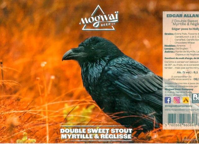 Edgar Allan Crow 8.1%, Mogwaï Beer Company, France